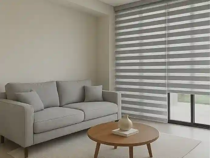 Persiana Double Vision em apartamento, Artmari Decor litoral SC